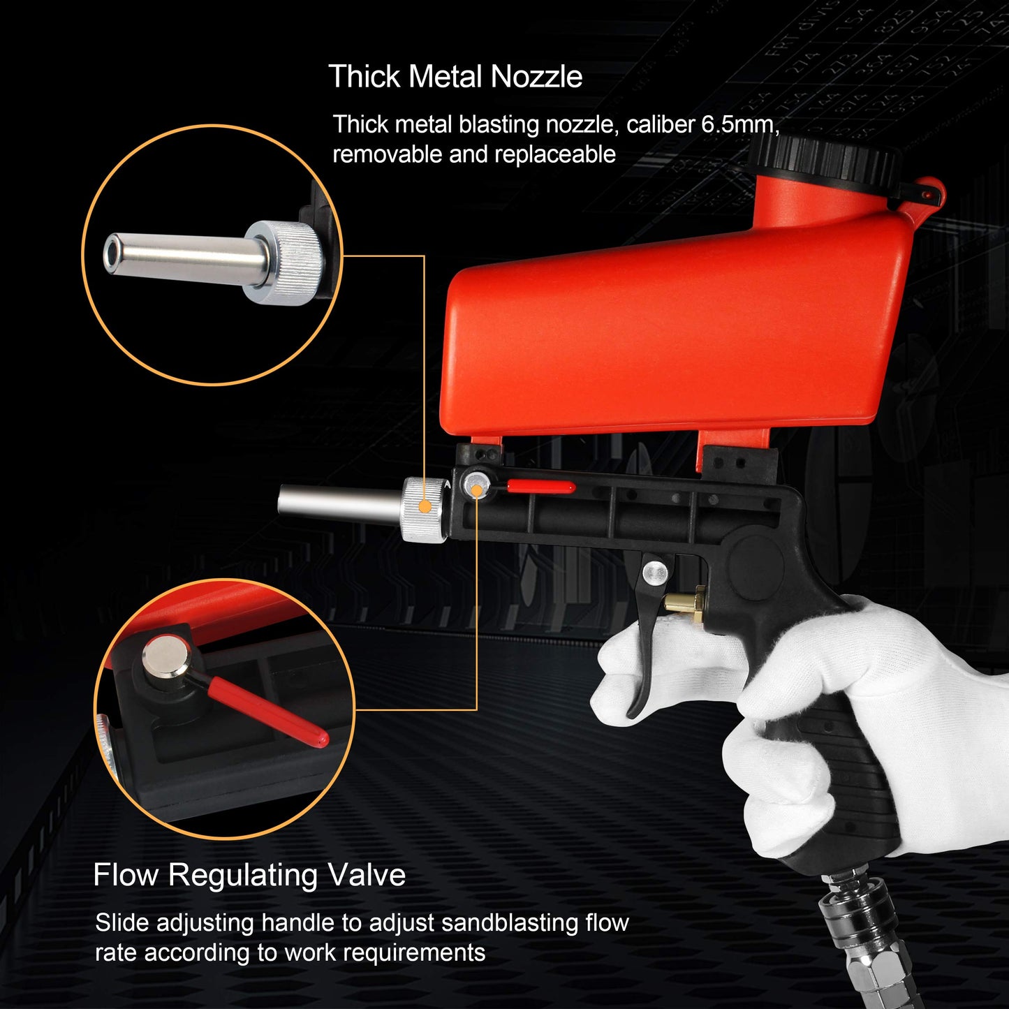 Pistola Quita Óxido (no incluye compresor)