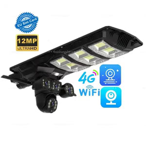 Lámpara solar + kit de cámaras CHIP 4G