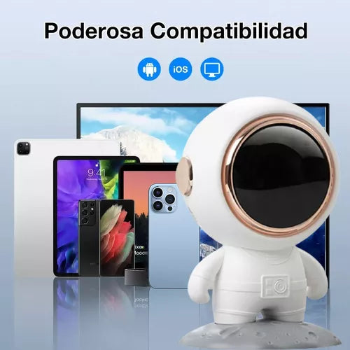 Bocina Bluetooth de Astronauta - Inalámbrica Recargable