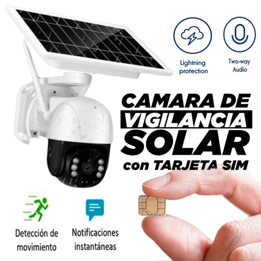 CAMARA SOLAR CON CHIP 360 °